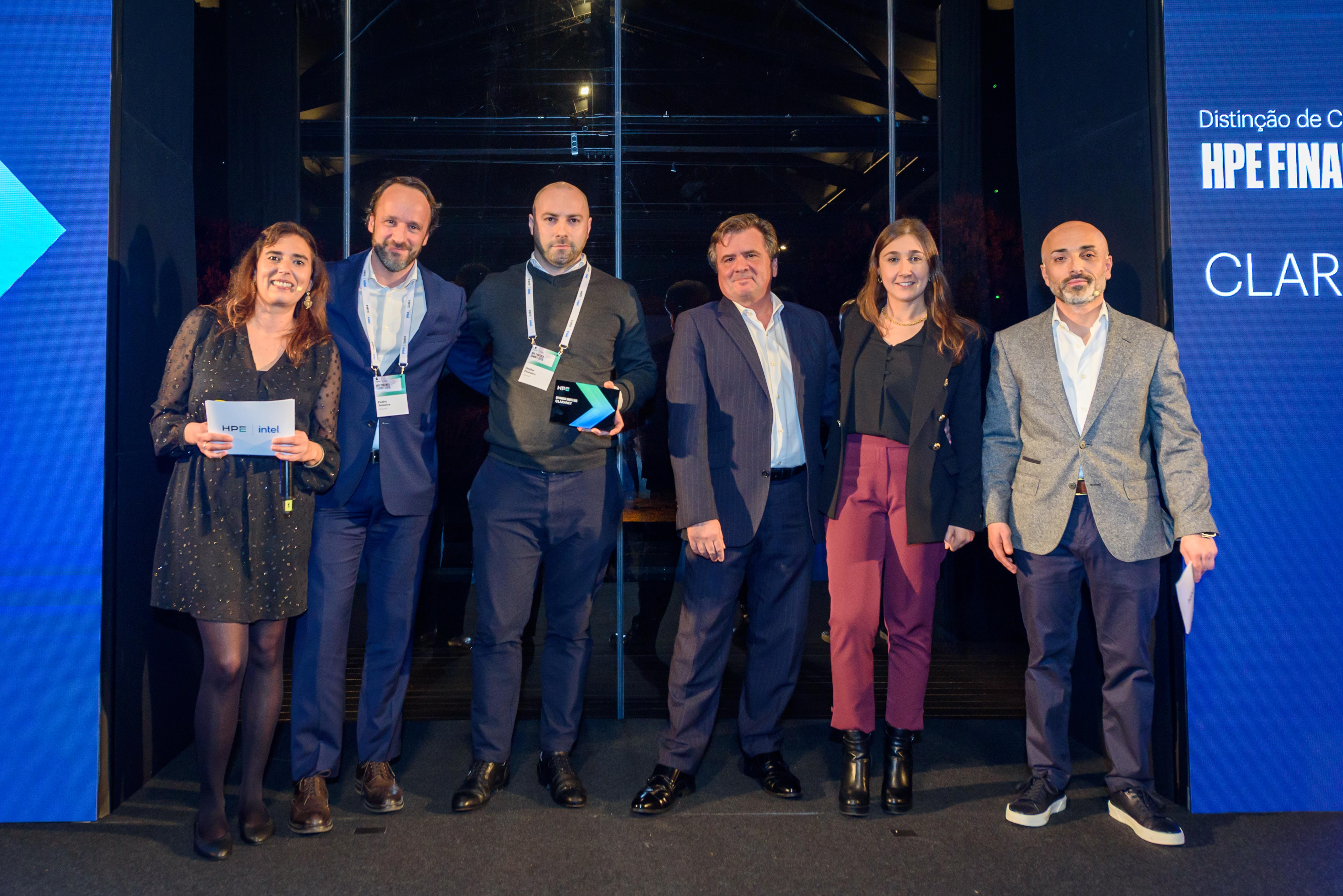 Claranet Portugal brilha nos Prémios HPE 2025 com dupla distinção em Storage e Financial Services