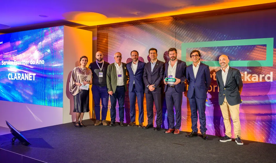 HPE atribui dupla de prémios à Claranet Portugal