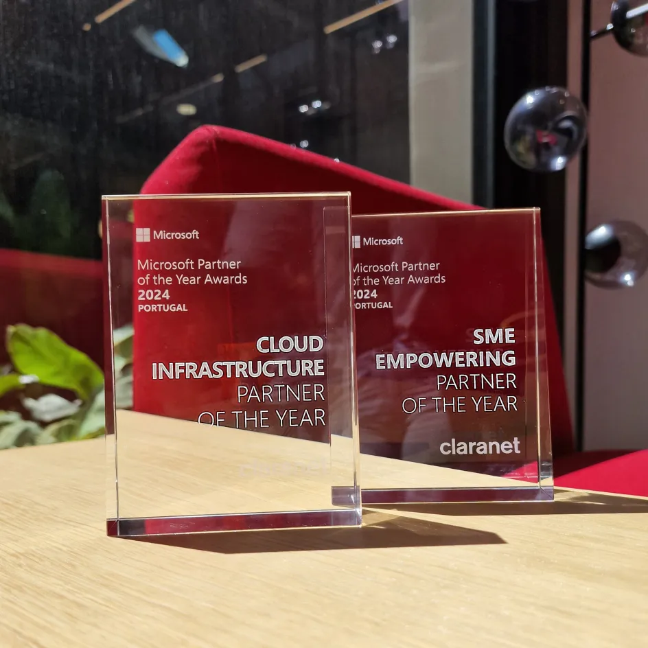 Claranet novamente eleita Partner of the Year Microsoft